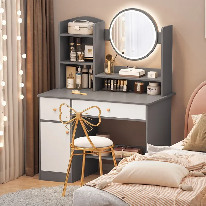 for Dresser Integrated Cabinet Makeup Table Premium Bedroom Simple Internet Celebrity Small Apartment Simple Dressing Table