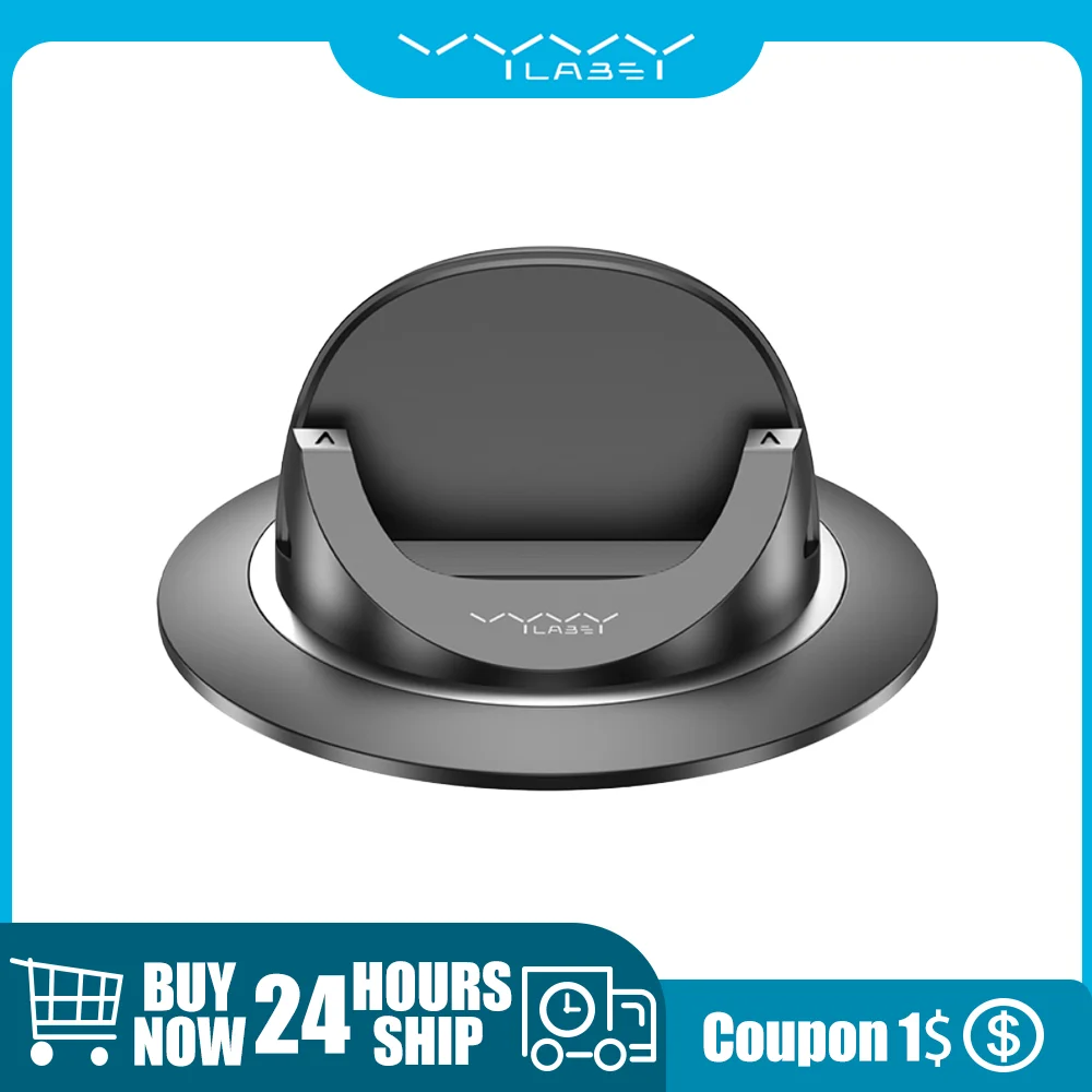 

Vyvylabs Universal Car Phone Holder Stands Rotatable Support Mobile 360 Degree Mount Dashboard GPS Navigation for Mobile Phone