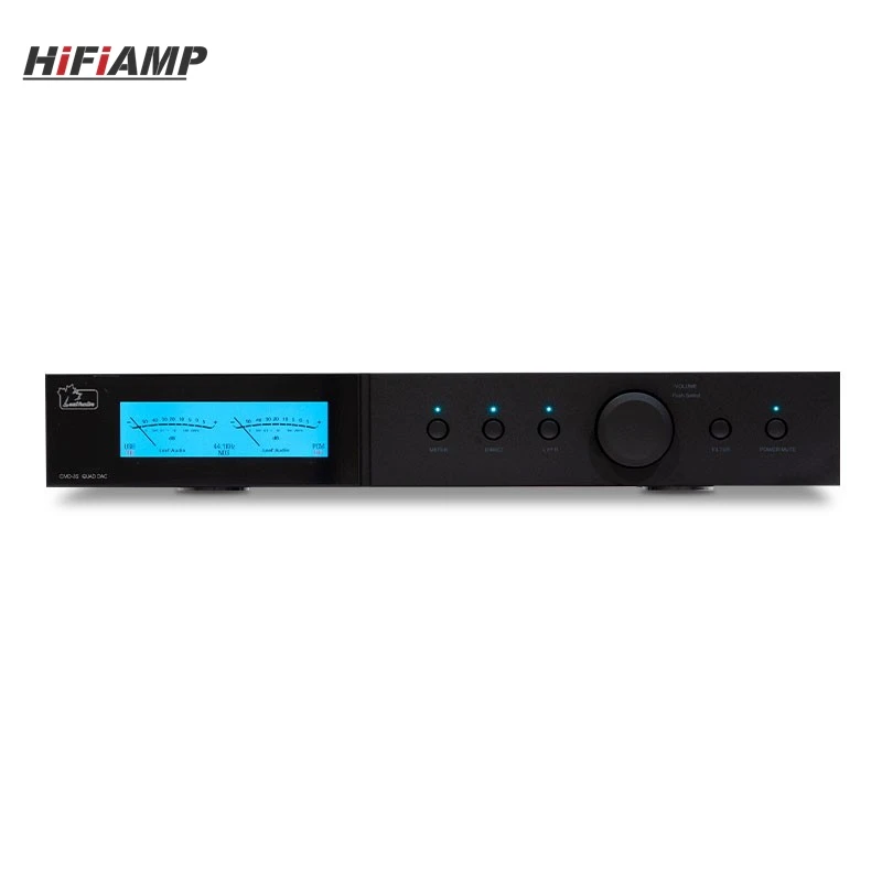 

HiFiAMP CMD32 DAC 4-Core CS4308P HiFi VU Meter Balanced Decoder Built-in USB Card for Amanero/XU316 with 4.8-inch LCD