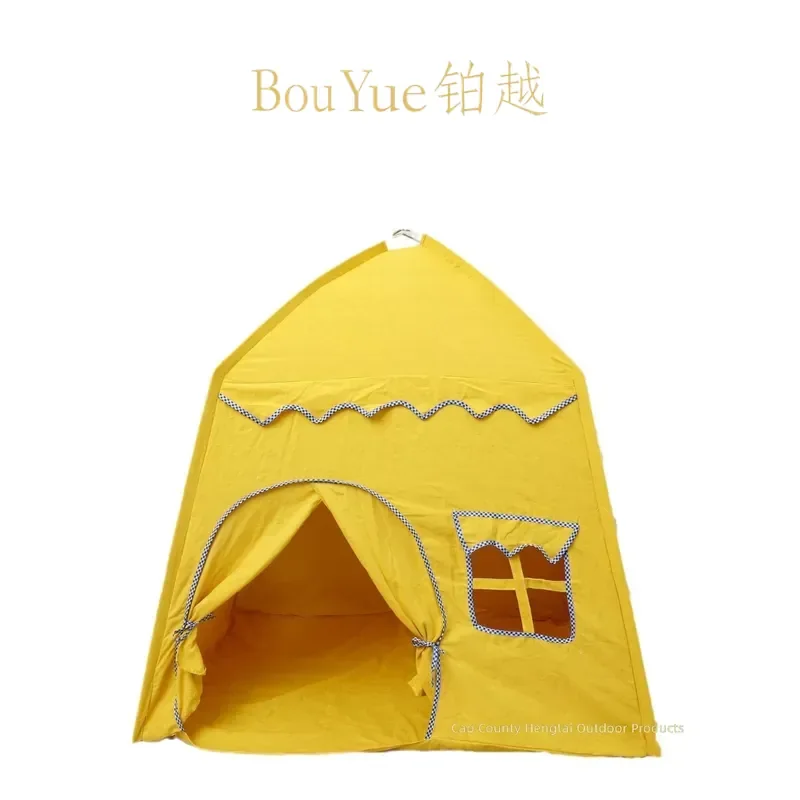 Indoor Kids Play Tent Princess Castle House for Girls Boys Baby Doll Toy Portable Children Game Room Foldable Playhouse Gift