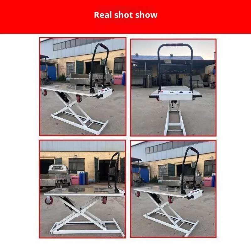 2025 New Portable Hydraulic Scissor Lift Trolley | Mobile Lift Cart (Prepayment Required)