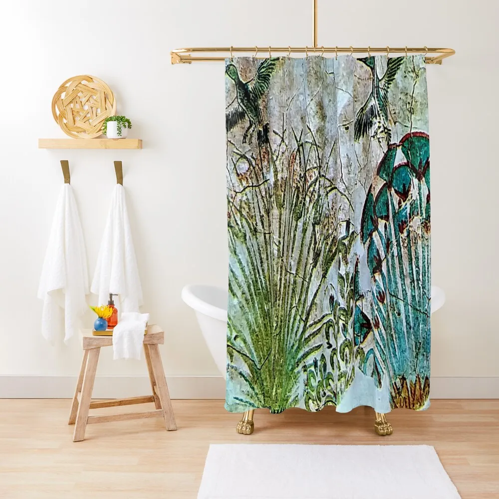 

Flying Away in Egypt Shower Curtain Bathtub Waterproof Shower And Anti-Mold Anime Shower Waterproof Curtain