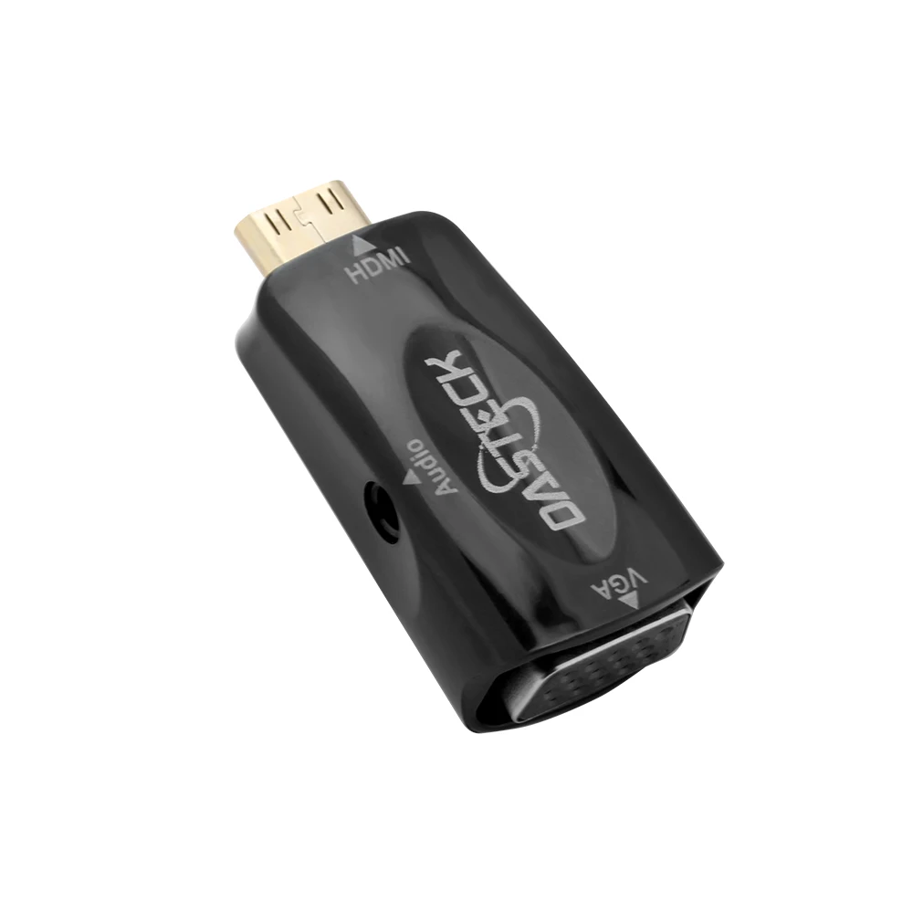 Mini HDMI-compatible to VGA Adaptor Micro Male Adapter to VGA Female 1080p Converter For Laptop PC computer Xbox 360 PS3 PS4