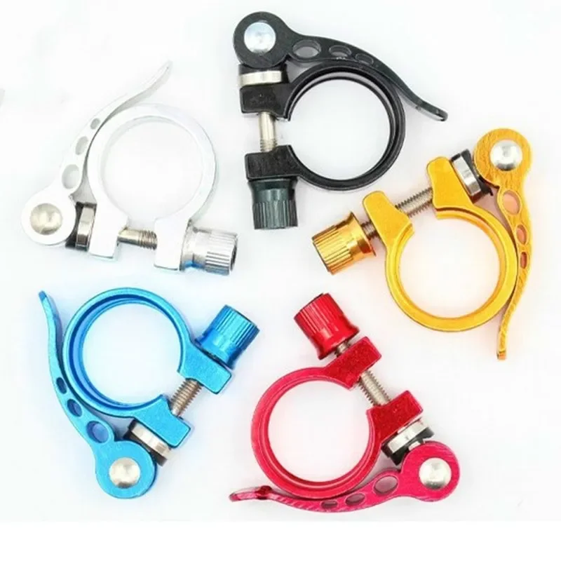 

Aluminum Alloy Seatpost Clamp Quick 25.4 28.6 31.8 34.9mm MTB Bike Cycling Saddle Seat Post Release Spare Parts