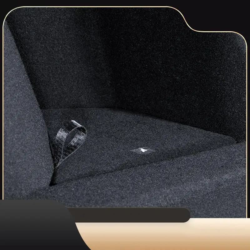 

A13Z-For Tesla Model 3 Highland 2024 Trunk Organizer, Side Storage Box, Rear Trunk Storage Bin With Cover Accessories Parts