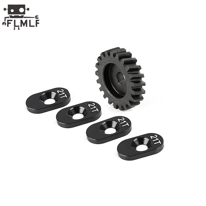 Rc Car Metal Medium-difference High-speed Helical Small Gear 21T Set Fit 1/5 Losi 5ive-t Rofun Rovan LT KingMotor X2 Truck Parts