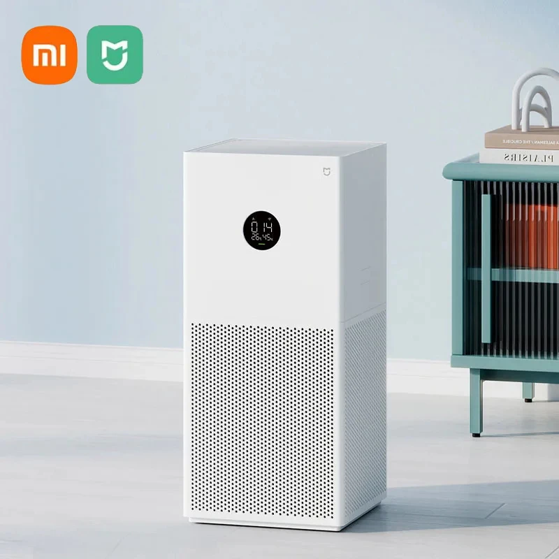 XIAOMI MIJIA Air Purifier 4 Lite 99.99% Antibacterial Rate Formaldehyde Removal Negative Ions Quadruple Purification LED Display