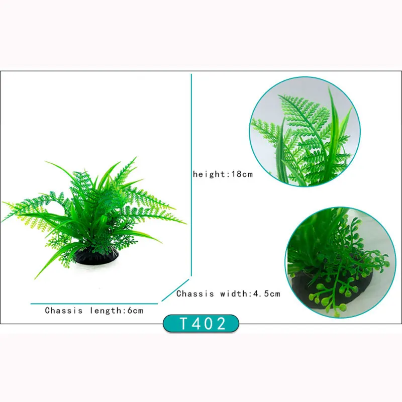 Fish Tank Grass Decoration Artificial Aquarium Decor Plants Water Weeds Ornament Aquatic Plant  Accessories ﻿