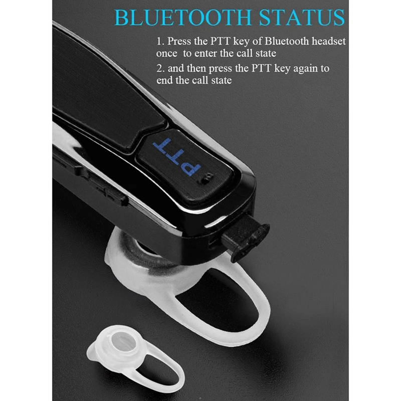 T-BL6 اتجاهين راديو 32 قناة 400-520 ميجا هرتز اكسسوارات طقم قطع غيار مع شاشة الكريستال السائل هام راديو صغير بلوتوث اسلكية تخاطب