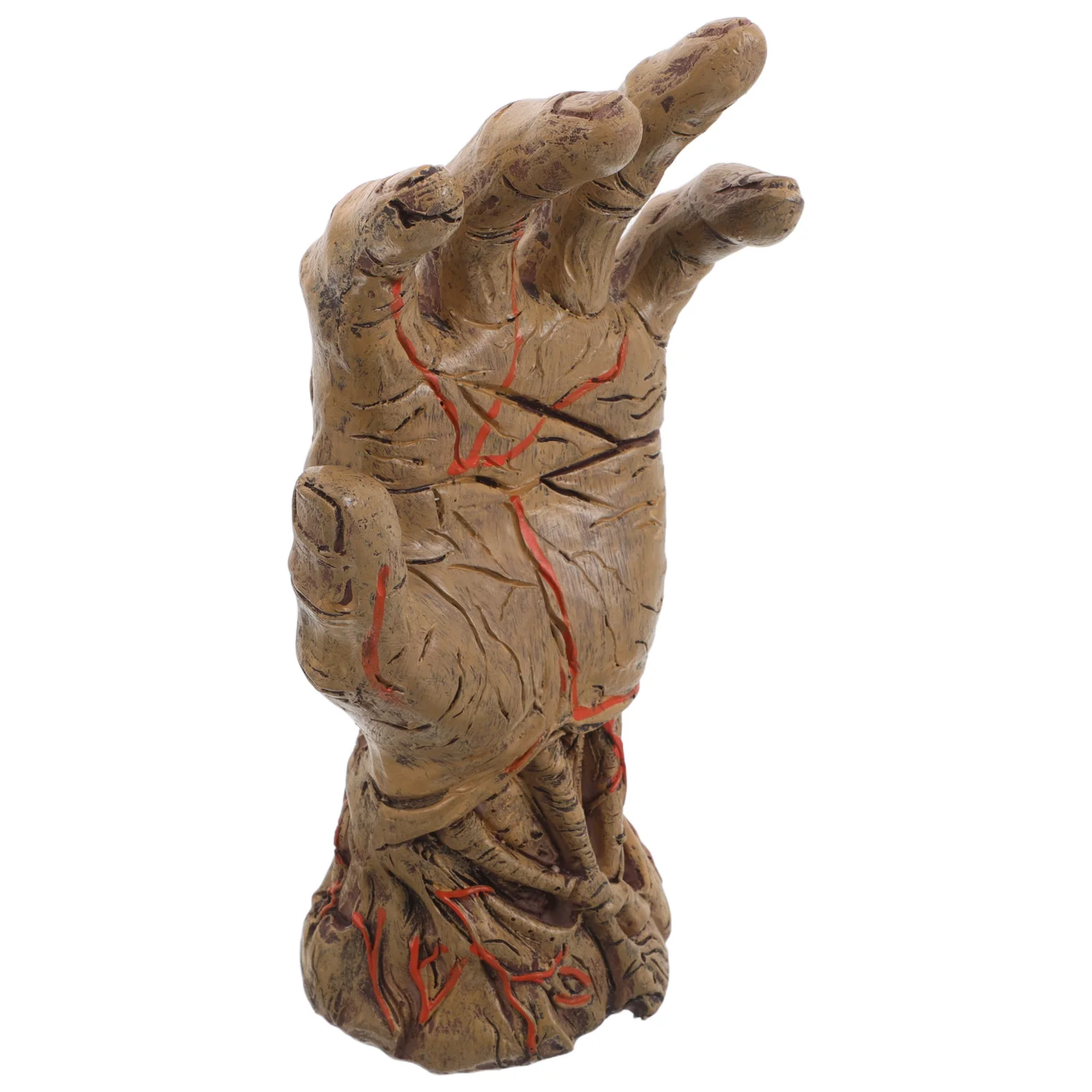 

Hand Shape Jewelry Holder Spooky Gothic Resin Display Stand For Halloween Table Decorations Entryway Key Organizer Desktop