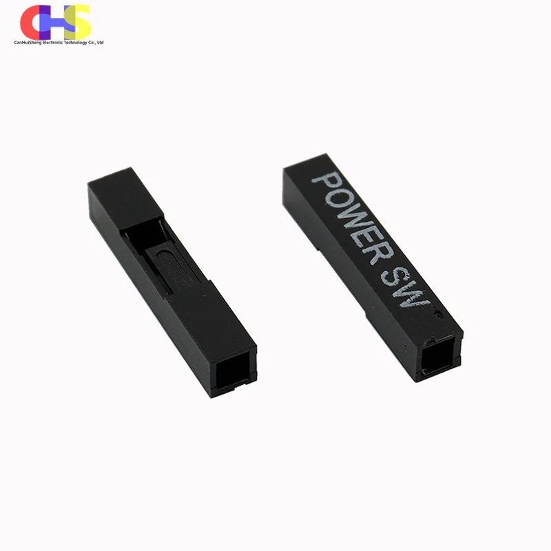 100/1000pcs 2.54mm 1P DuPont Plastic Shell Printing Font POWER SW / POWER LED+ / POWER LED- Wiring Terminal Housing Connector
