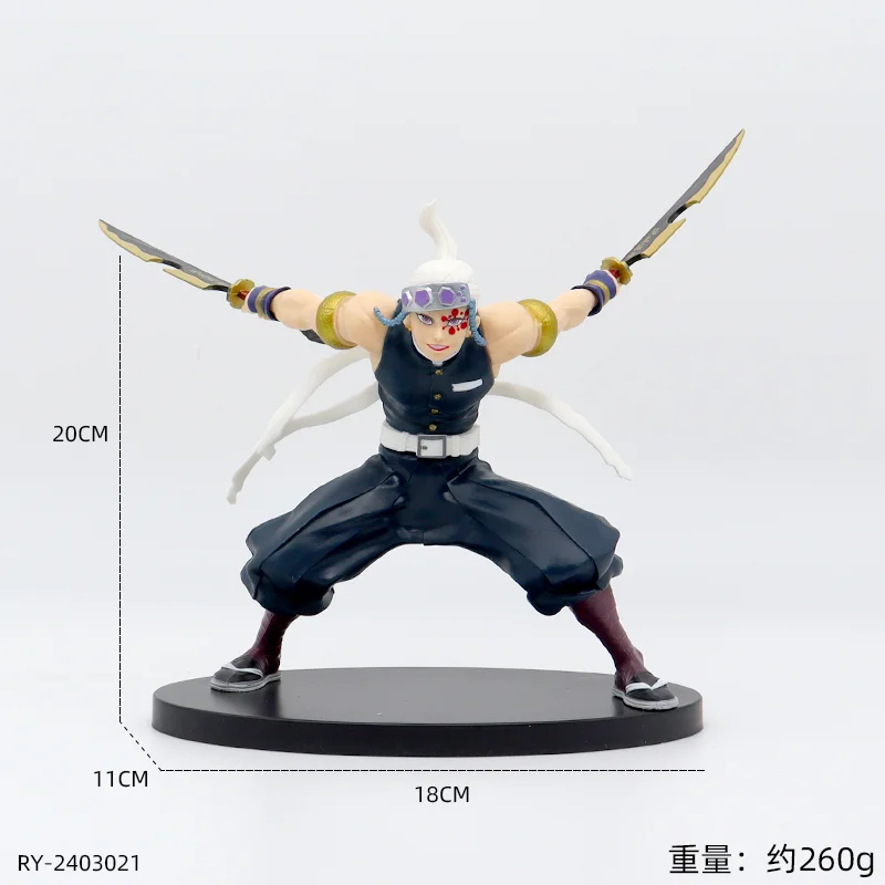 Dämon Sayer Acchion Figuren Tanjiro Nezuko Zenitsu Kanroji Mitsuri Muichiro Uzui Tengen Anime Figur Kocchion Modell Puppe und y – Detail 7