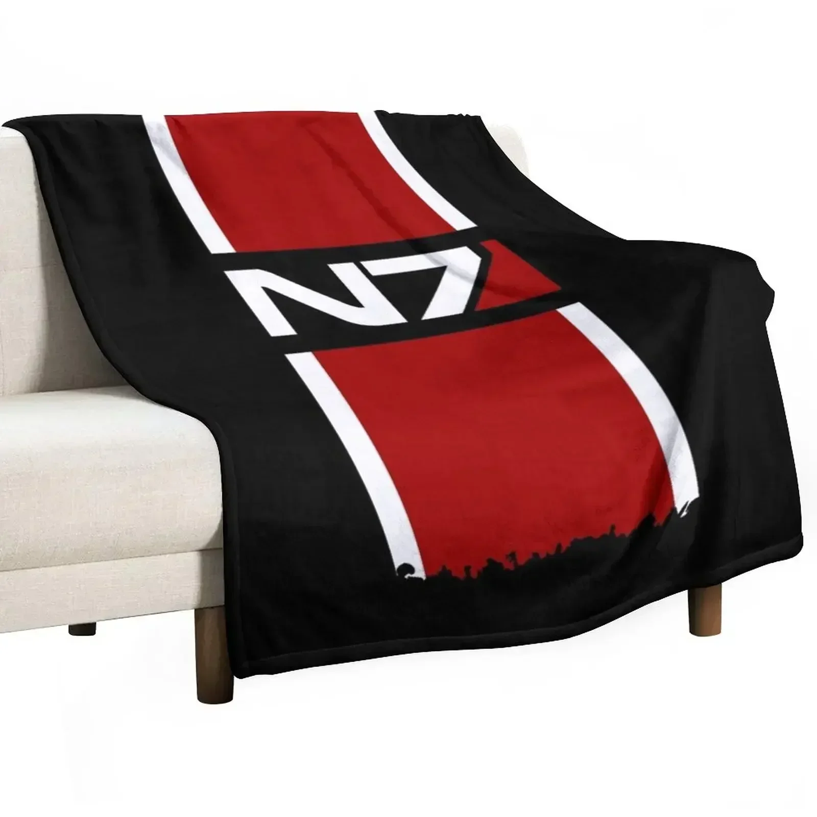 

N7 Throw Blanket Long Lasting Soft Plush Blanket for Daily Use