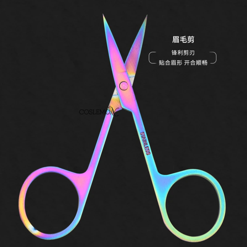 Small Scissors Nails Art Stainless Steel Small Eyebrow Nose Hair Scissor Cut Facial Trimming Beauty Makeup Accessories Manicure