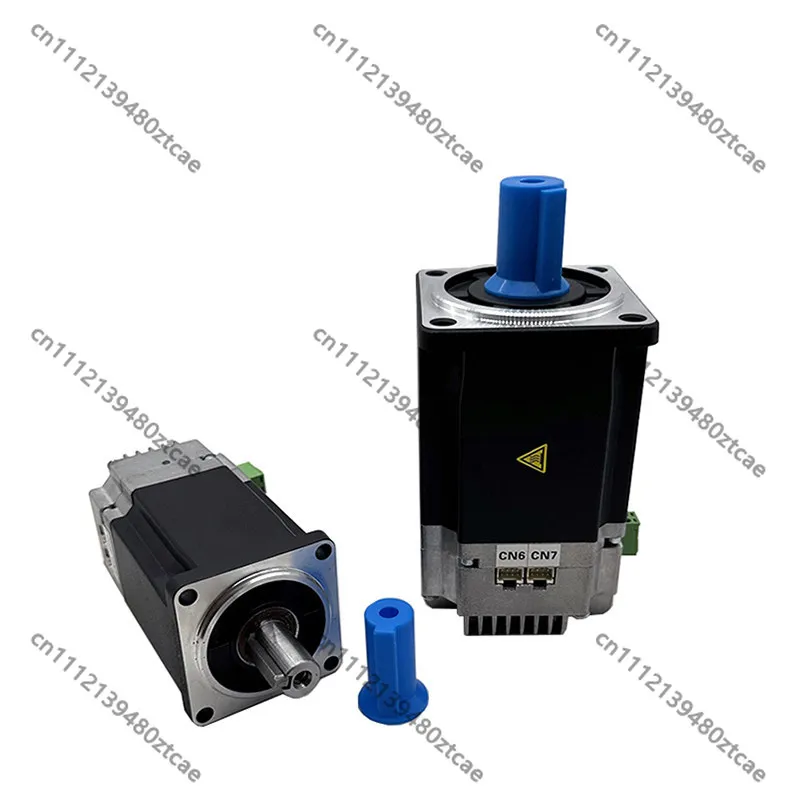 24V 48V All-in-One DC Servo Motor Integrated Driver 200W 400W 750W 1KW Built-in 17 Bit Absolute Encoder RS485 Modbus