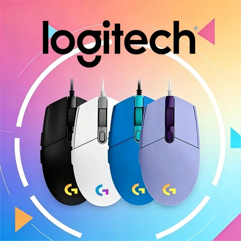 

Logitech G102 Esports Wired Mouse, 2nd Gen RGB Lighting, Programmable Side Buttons for PC Games