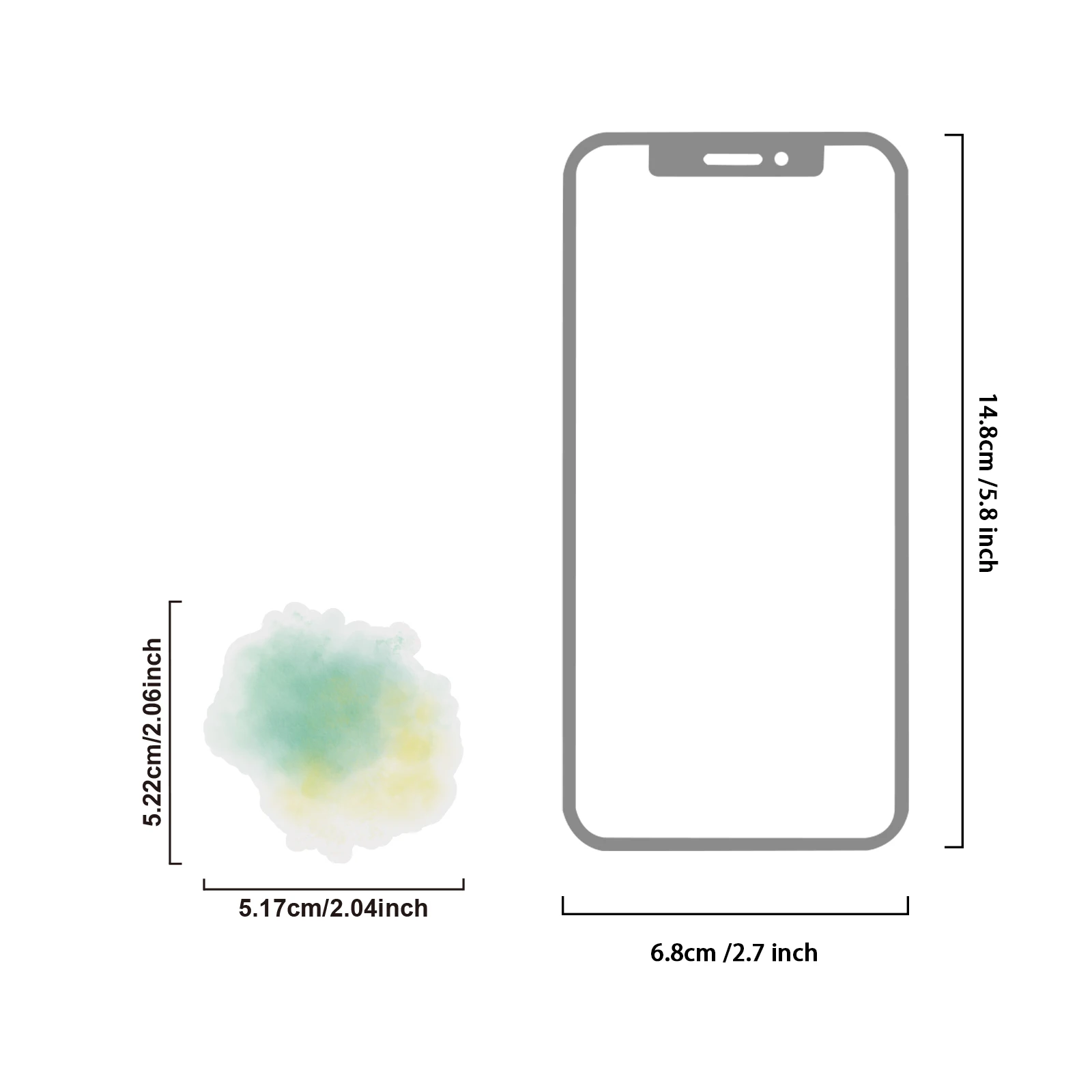 Etori Life Green Moss Pattern Green Tone Plant Border Pet Stickers 30Pcs Minimalist Style Journal Decoration Materials for Laptops, Phone Stickers, Photo Albums, Office Decoration Accessories, DIY Crafts, Pencil Cases, Student Gift Bags, School Supplies, Art Parties, Children's Stickers, Back-To-School Season, Gifts for Friends