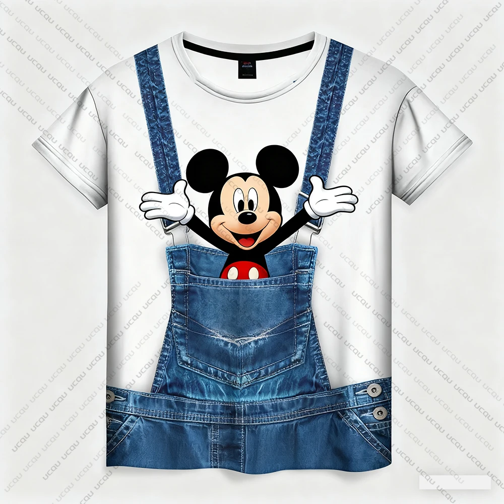Halloween Funny Costume T-shirt With Mickey Pocket Design With Pattern Printing And 3D Printing For Unique And Fashionable Look