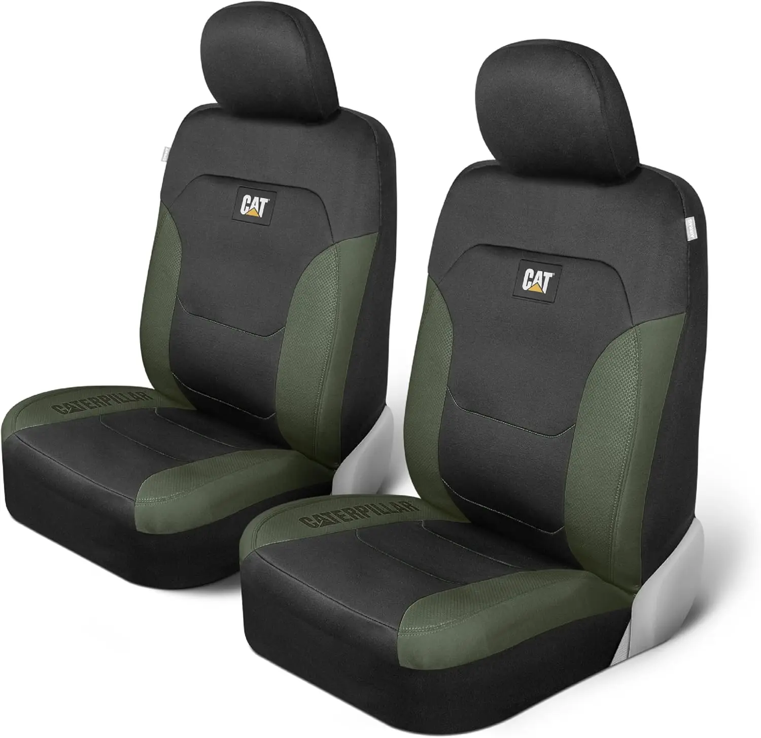 

Flexfit Green Black Car Seat Covers for Trucks & SUVs - Airbag Compatible Front Seat Protectors