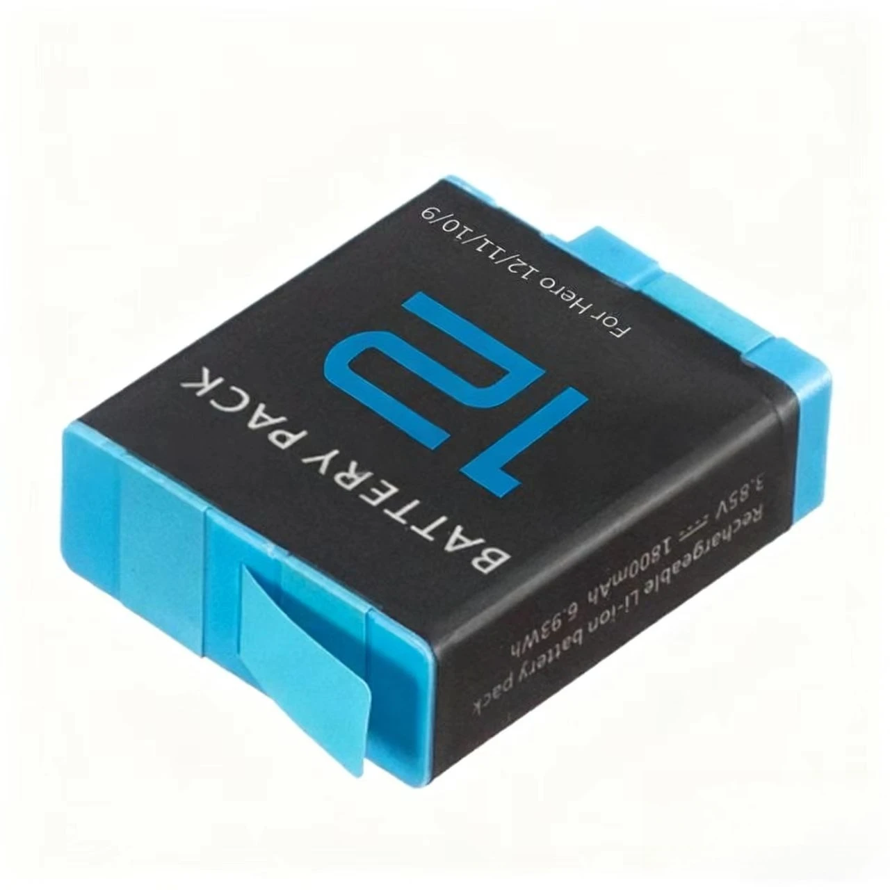 แบตเตอรี่ 1800mAh AHDBT-901 เหมาะสำหรับกล้อง GoPro Hero12/11/10/9 รองรับการถอดรหัสเต็มรูปแบบสำหรับกล้องแอคชั่นแบบพาโนรามา