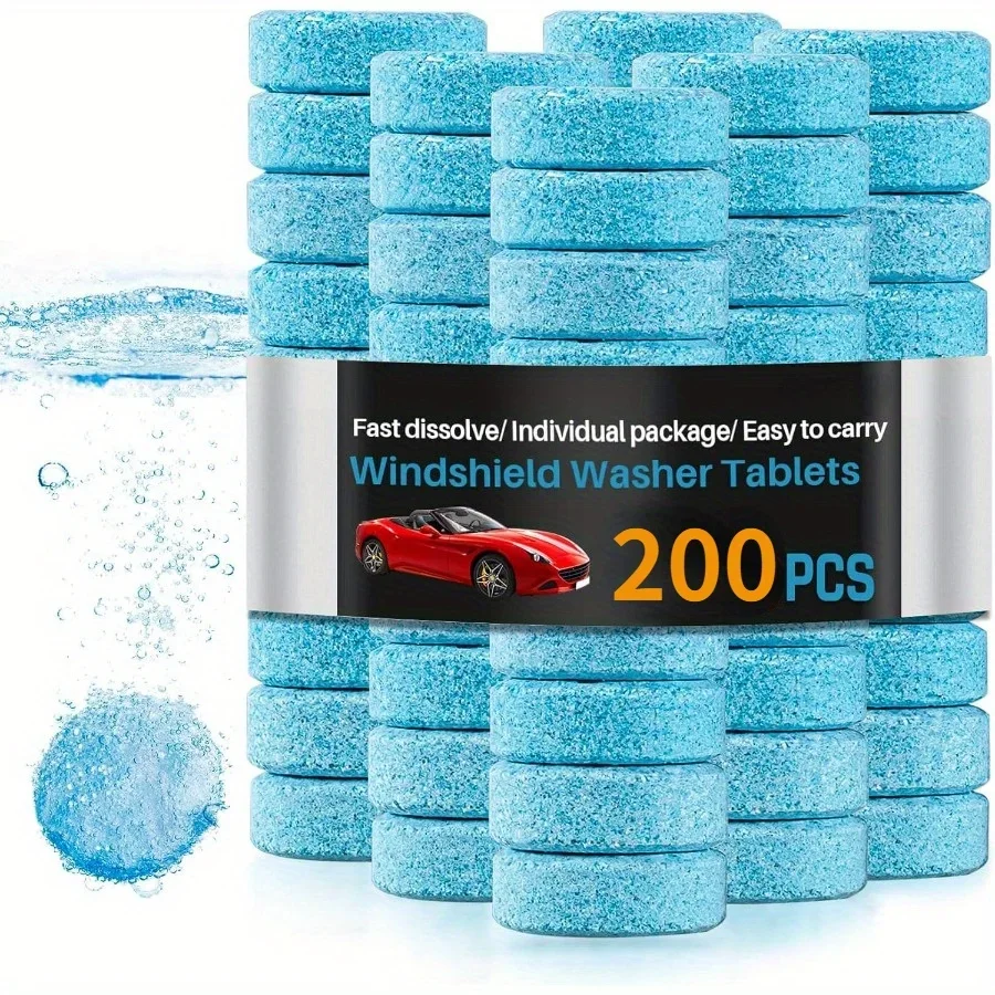 50/100/200 szt. Tabletki do spryskiwaczy samochodowych płyn do czyszczenia szkła koncentrat płyn do czyszczenia przedniej szyby samochodu motoryzacja