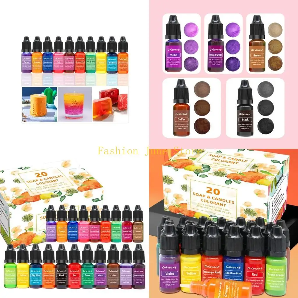 

N5KA 20 Vibrant Colors High Concentrated Alcohol-Based Paint Colors Dye