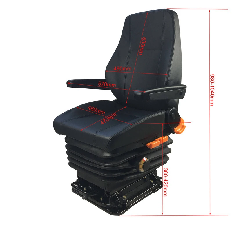RV modified vehicle seat swivel base Construction vehicle seat swivel plate, multifunctional vehicle lift and shock-absorbing se