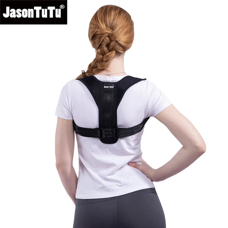 Adjustable Back Shoulder Posture Corrector Belt Clavicle Spine Support Reshape Your Body Home Office Sport Upper Back Neck Brace