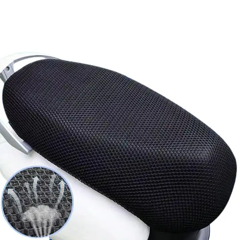 

Motorcycle Seat Cushion Sun Protection Seat Covers Cooling Seat Cover 3D Honeycomb Breathable & Waterproof Seat Protector Mesh