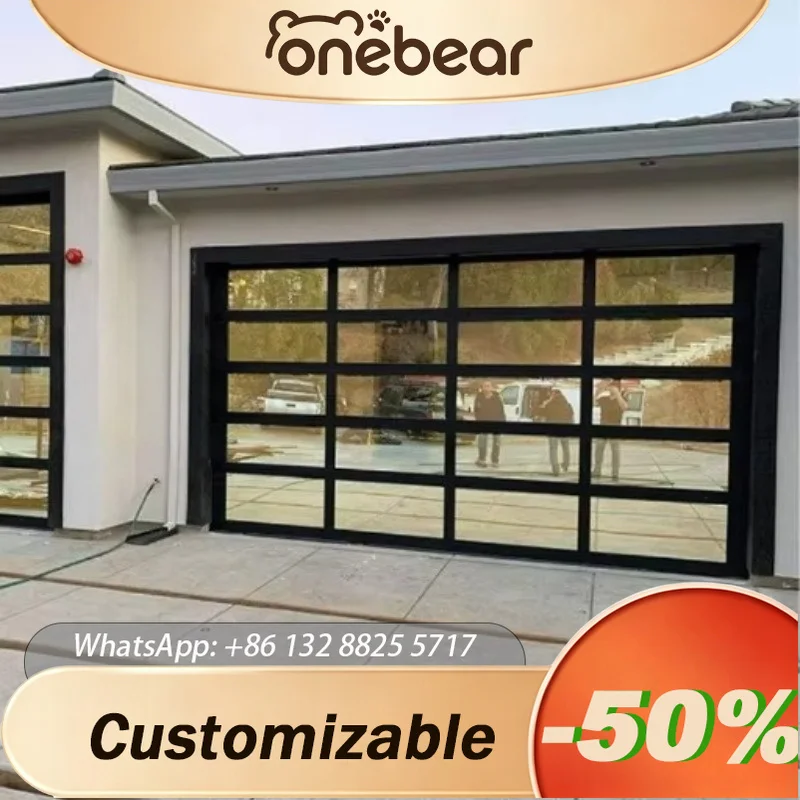 

Any Size Custom Stylish Decorative Glass Garage Door Matches Various Home Styles Reasonable Structure Easy For Modification