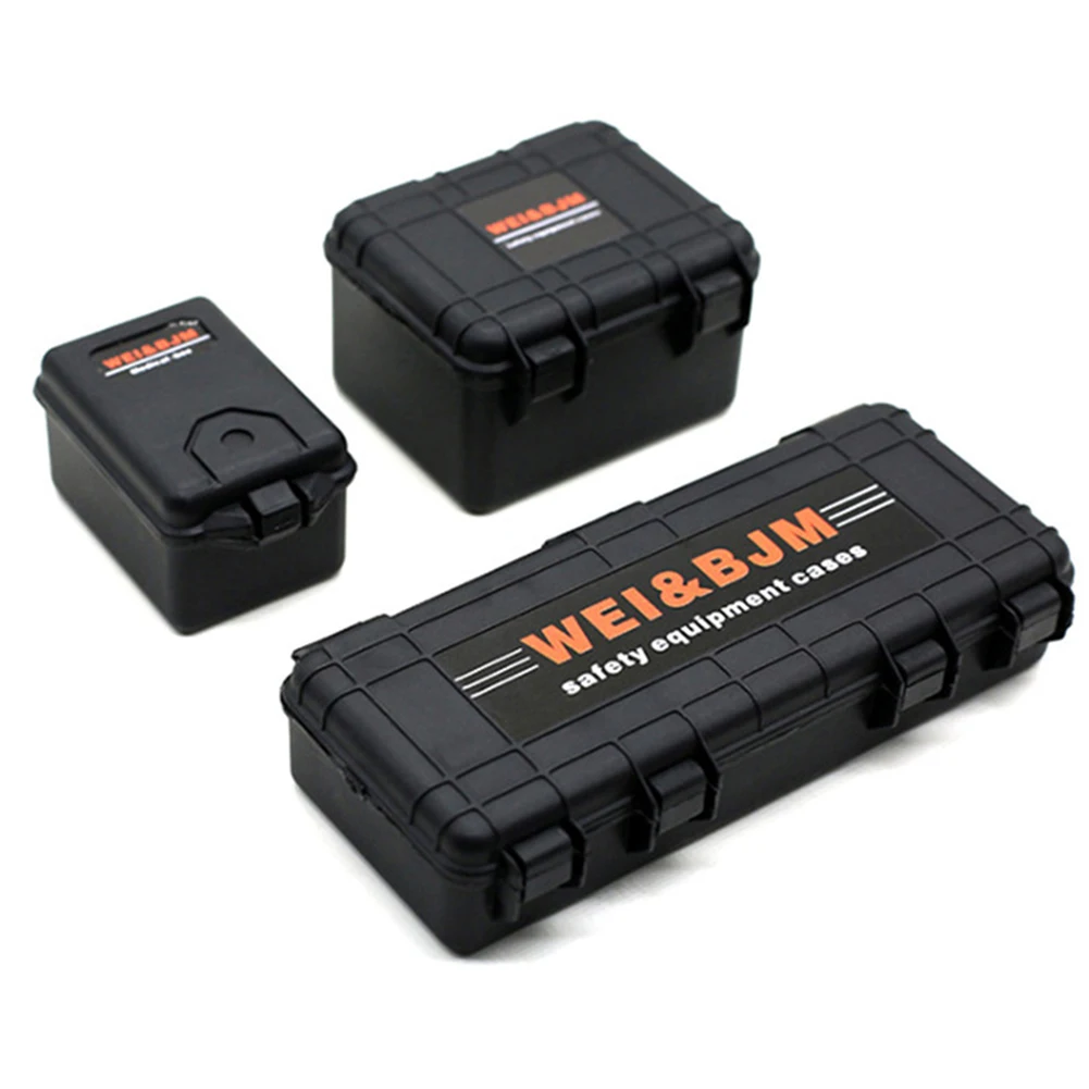 Storage RC Car Storage High Quality Mini Trunk*3 Travel Storage Box Decoration For 1 10 RC Crawler For TRX4 SCX10 D90