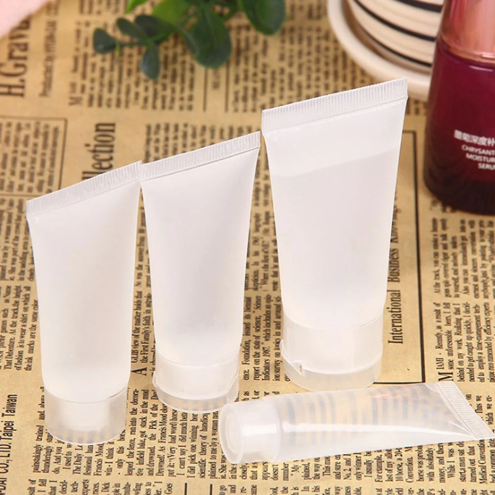 10 szt. Ekologicznych, bezwonnych butelek podróżnych, pojemniki wielokrotnego użytku na szampon, balsam, płyn do mycia ciała, odporne na zużycie, długotrwałe.