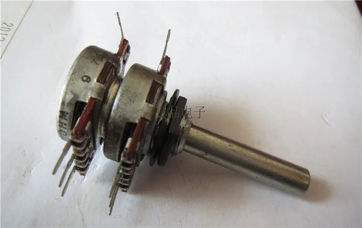 [VK] RADIOHM imports the United States double 220K P22K tapped potentiometer 8 foot handle length 35MM switch