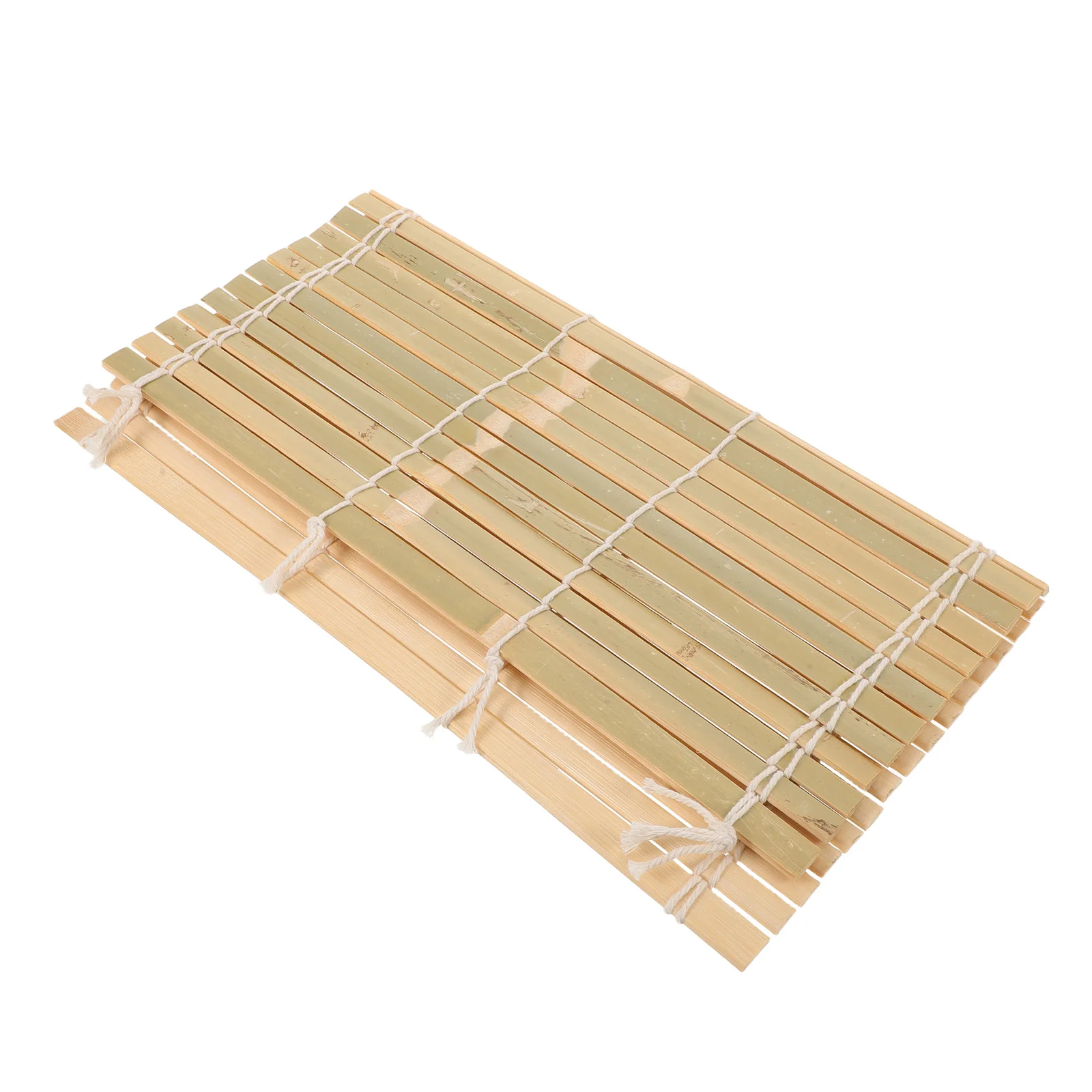 

Stylish Bamboo Sushi Mat Multi Purpose Roll Shaping Pad and Decorative Place Mat for Authentic Japanese Cuisine Lovers