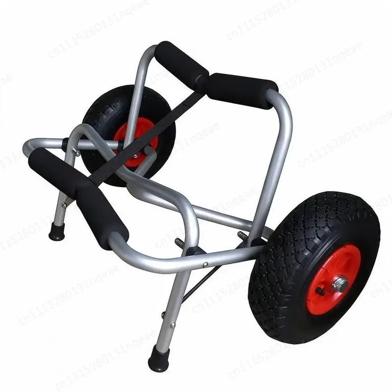 Heavy Duty Aluminum Kayak Cart Two Wheels Labor-saving Handling Tools Canoe Platform Cart
