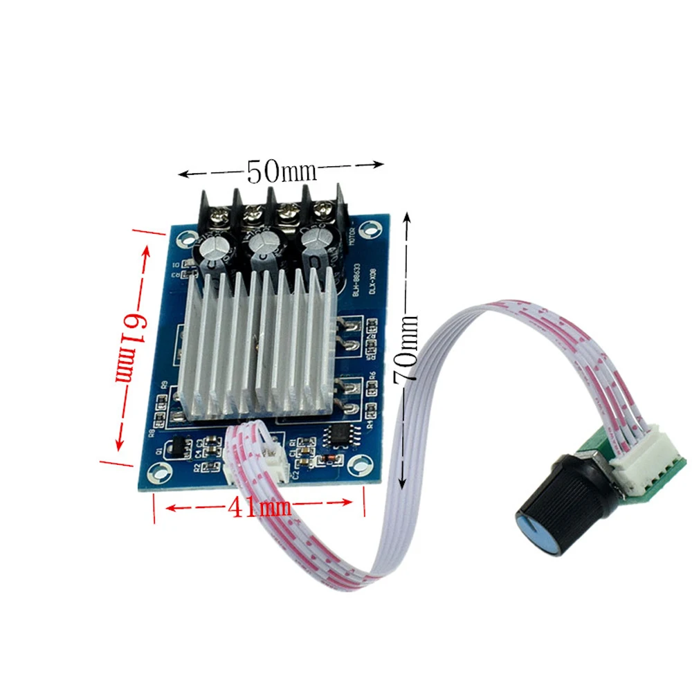 PWM DC Motor Governor 12-24V Motor Speed Controller 30A Adjustable Brush Motor Speed Controller Regulator