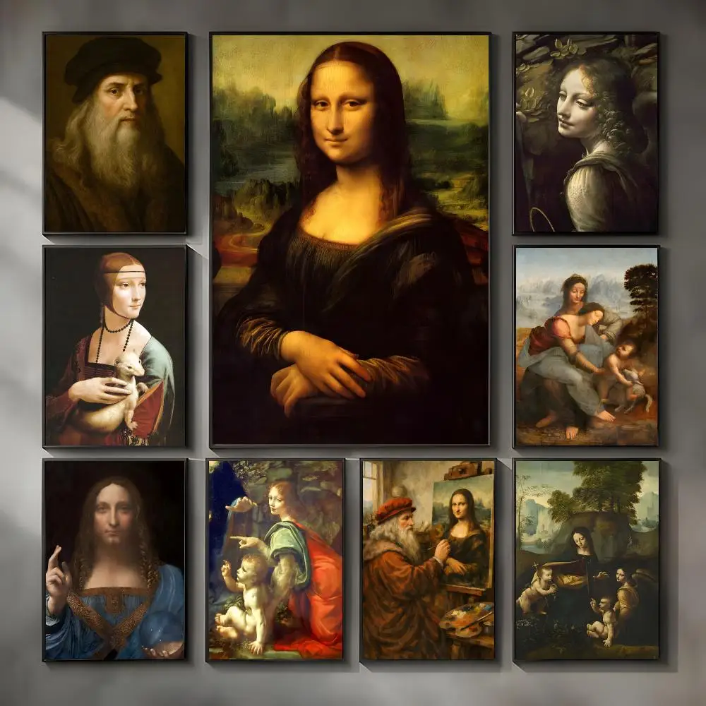 Historical figure Da Vinci Poster Modern Interior Wall Decor & Trendy Home Highlights