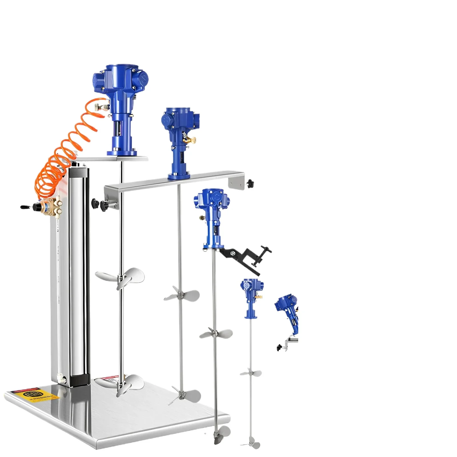 LMM1 coating chemical glue ink liquid vertical automatic lifting agitator