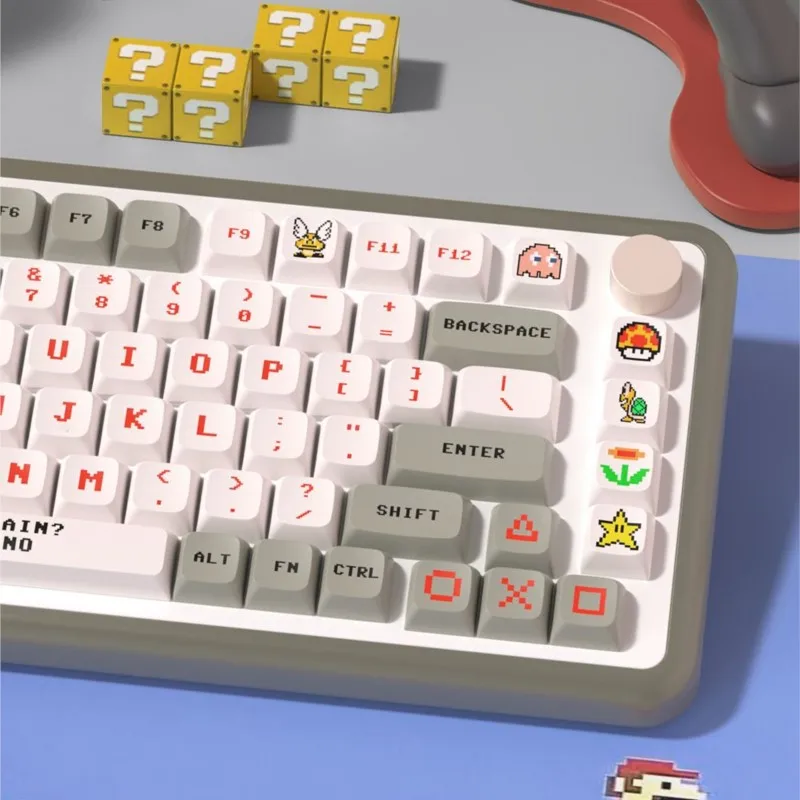 139 Keys XDA Profile Personalized Pixel Style Keycaps Dye Sublimation Key Caps Kit GMK67 Gaming Mechanical Keyboard MX Switches