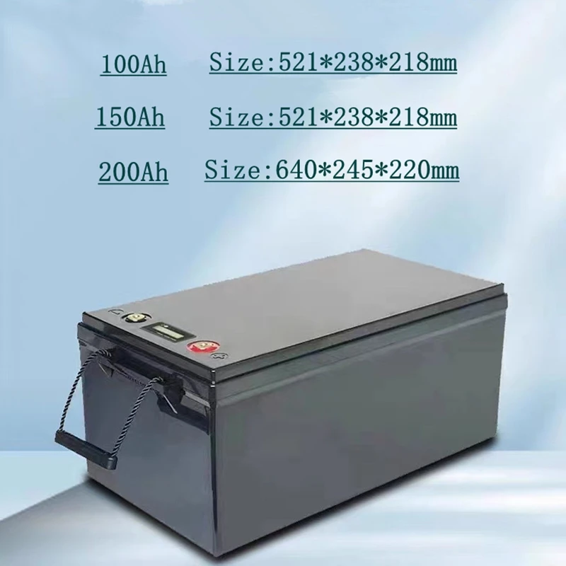 48V 100Ah-150Ah Li-ion Lithium Battery Pack High-Efficiency 5kWh/7kWh Replacement Power Supply for Golf Carts RV