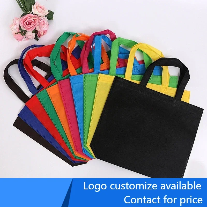 

20 pcs Non Woven Bag Shopping Bags Eco Promotional Recyle Bag Tote Bags Printed Logo personalized bag shopping