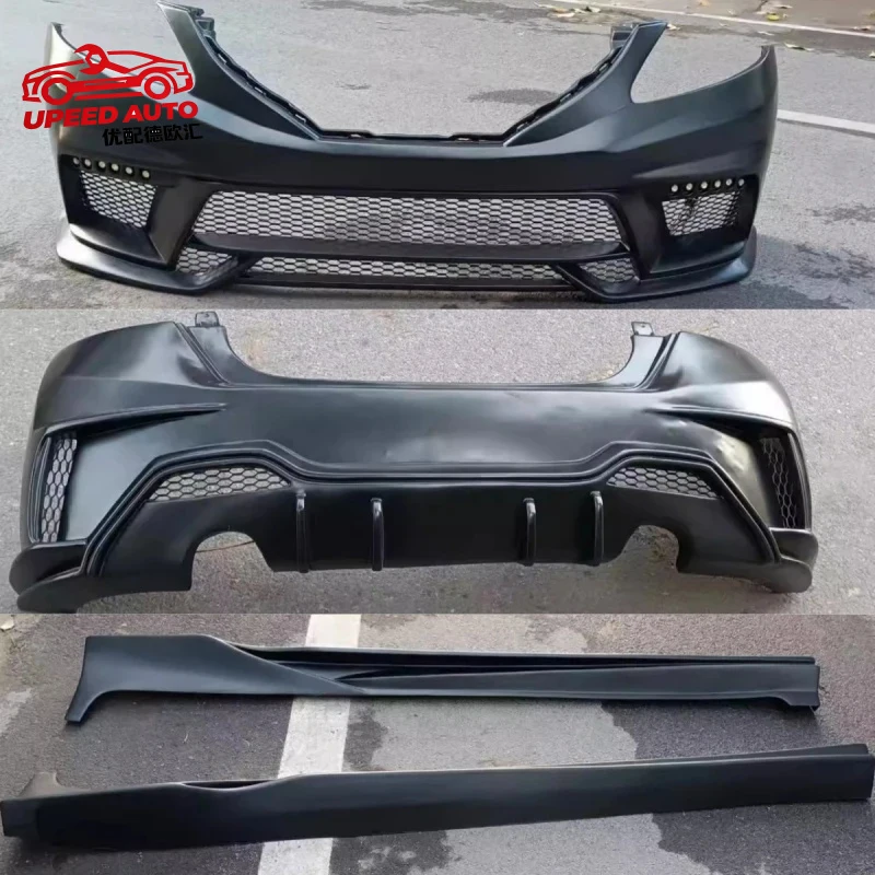 

Suitable for Body Kit Nissan Tiida 2011-2015 Modified Unpainted Front Rear Bumper Side Skirts Assembly Auto Accessories