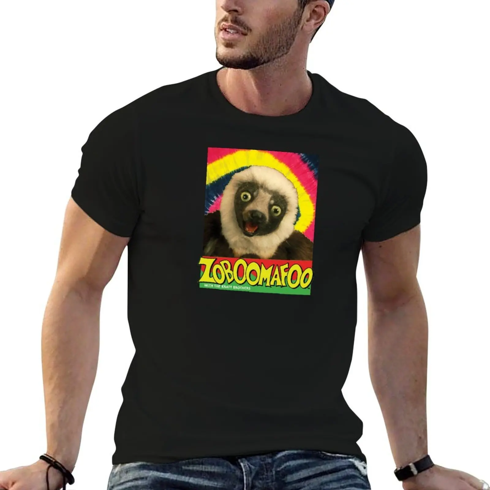 Футболка Zoboomafoo с креативным графическим принтом