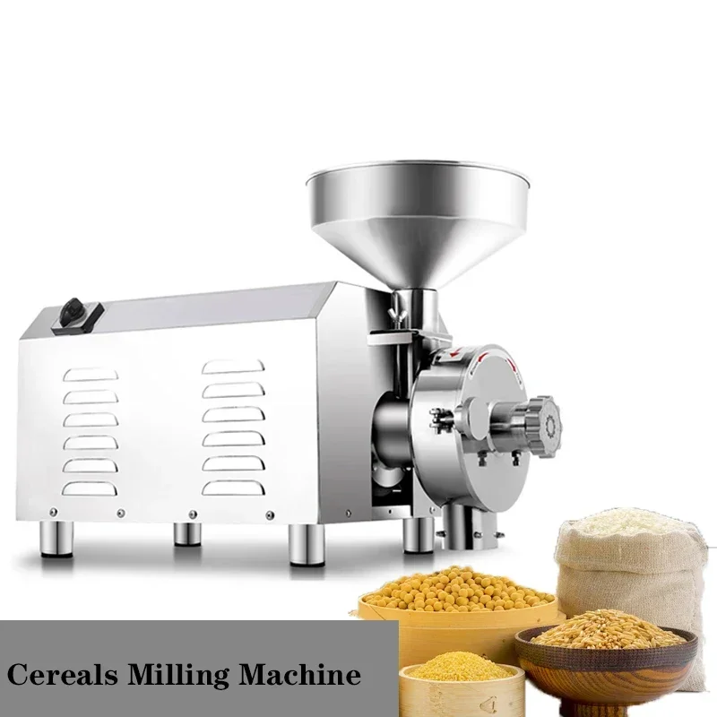 

1.5kw/2.2kw/3kw Grinding Surface Feed Grains Superfine Dry Mill Commercial Crusher