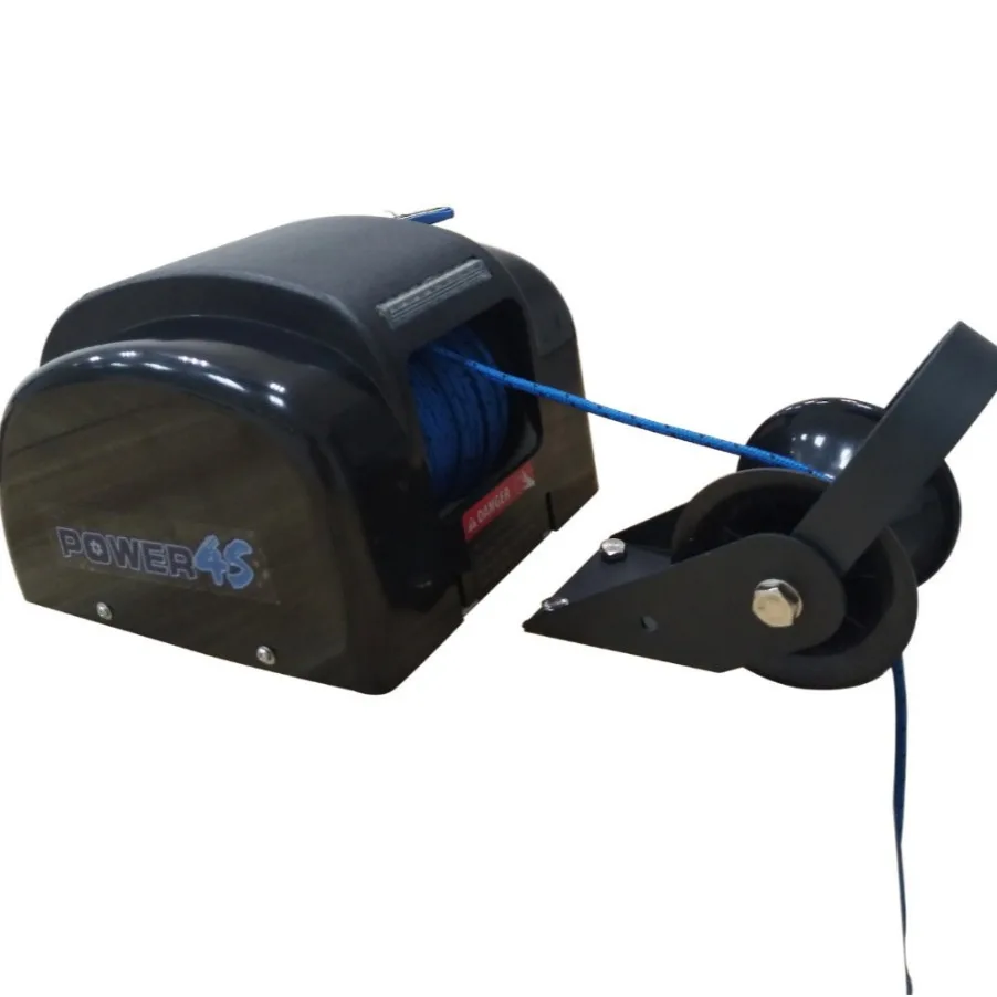 12V electric anchor winch drum is suitable for automatic release of anchors in fresh water. For yacht vessels.