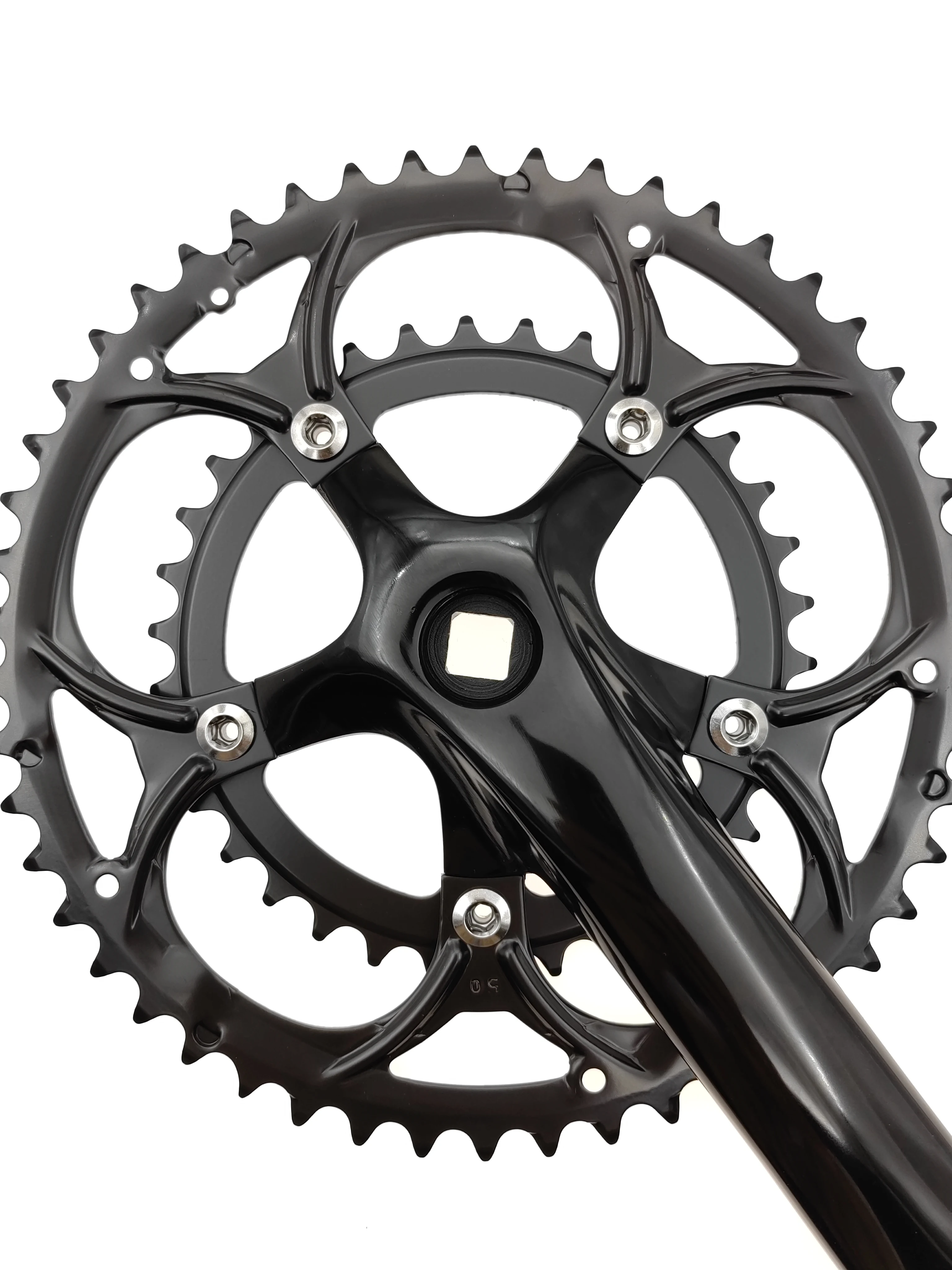 Platos y bielas para bicicleta de carretera, 50/34T, BCD, 110mm, 8/9 velocidades, agujero de diamante, piñones dobles, piezas de bielas, accesorios