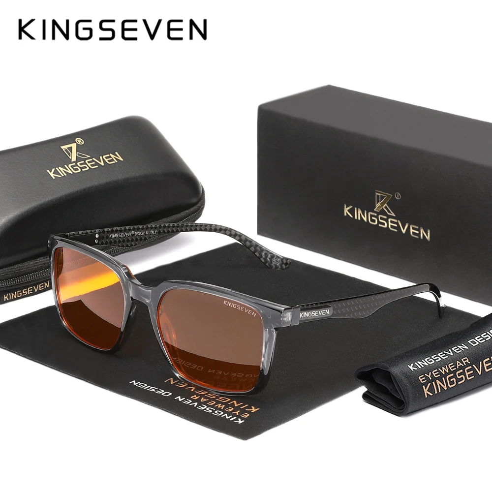 

KINGSEVEN, высококачественные очки с защитой от синего луча, мужские/женские очки из углеродного волокна, защитные очки для компьютера, блокирующие синий свет