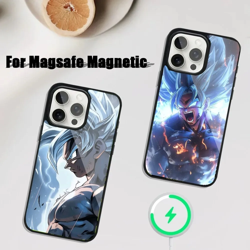 D-DragonS-Anime-B-Ball G-Goku Phone Case For iPhone 16,15,14,13,12,11,Plus,Pro,Max Mini Magsafe Magnetic Wireless Charging