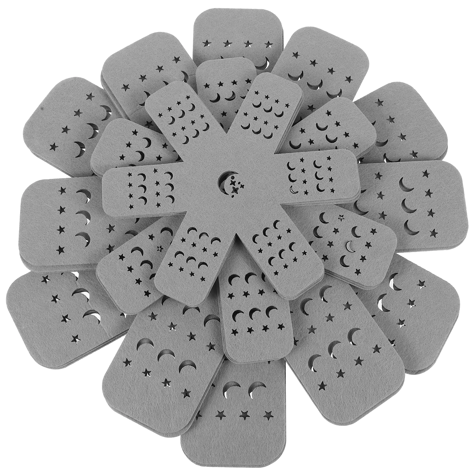 

12 pcs Non-Slip Protection Pad Anti-Slip Table Bowl Pot Pan Holder Heat Resistant Trivet Cushion Kitchenware Dish Mat Non-Woven