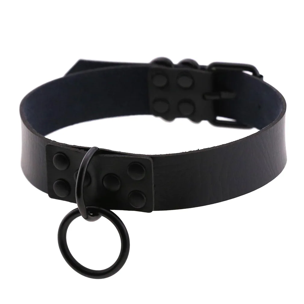 Original Punk Subculture Millennium Hottie Individuality Sex appeal Fashionable Hip hop ThornyCrossChoker Rivet Cortex Neck ring